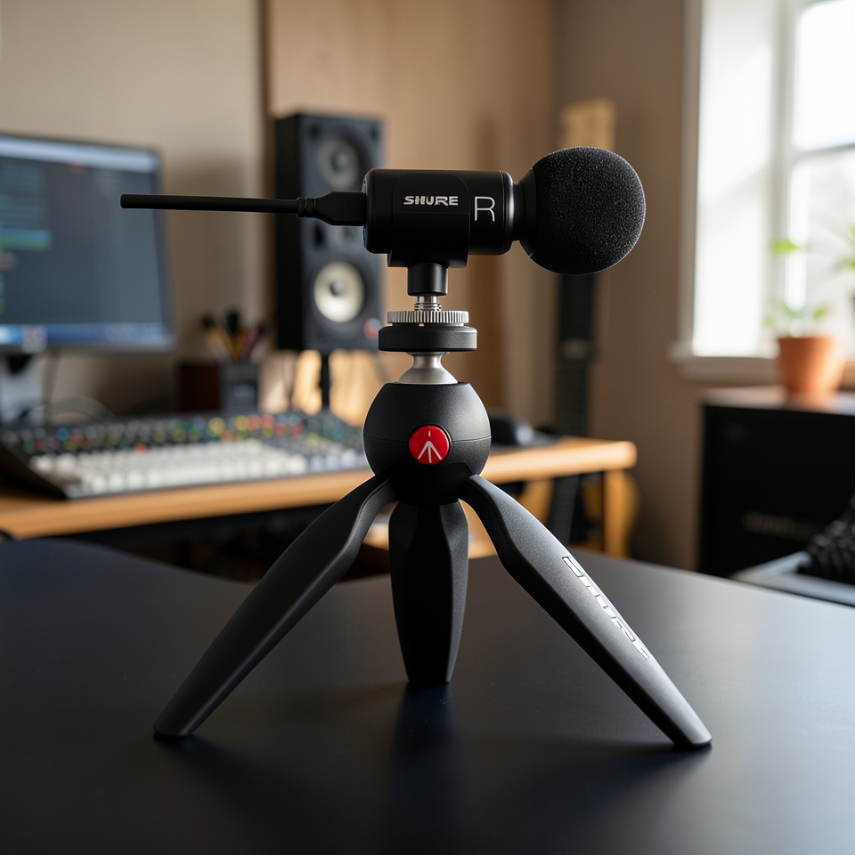Комплект конденсаторного микрофона Shure MV88+ для мобильных устройств