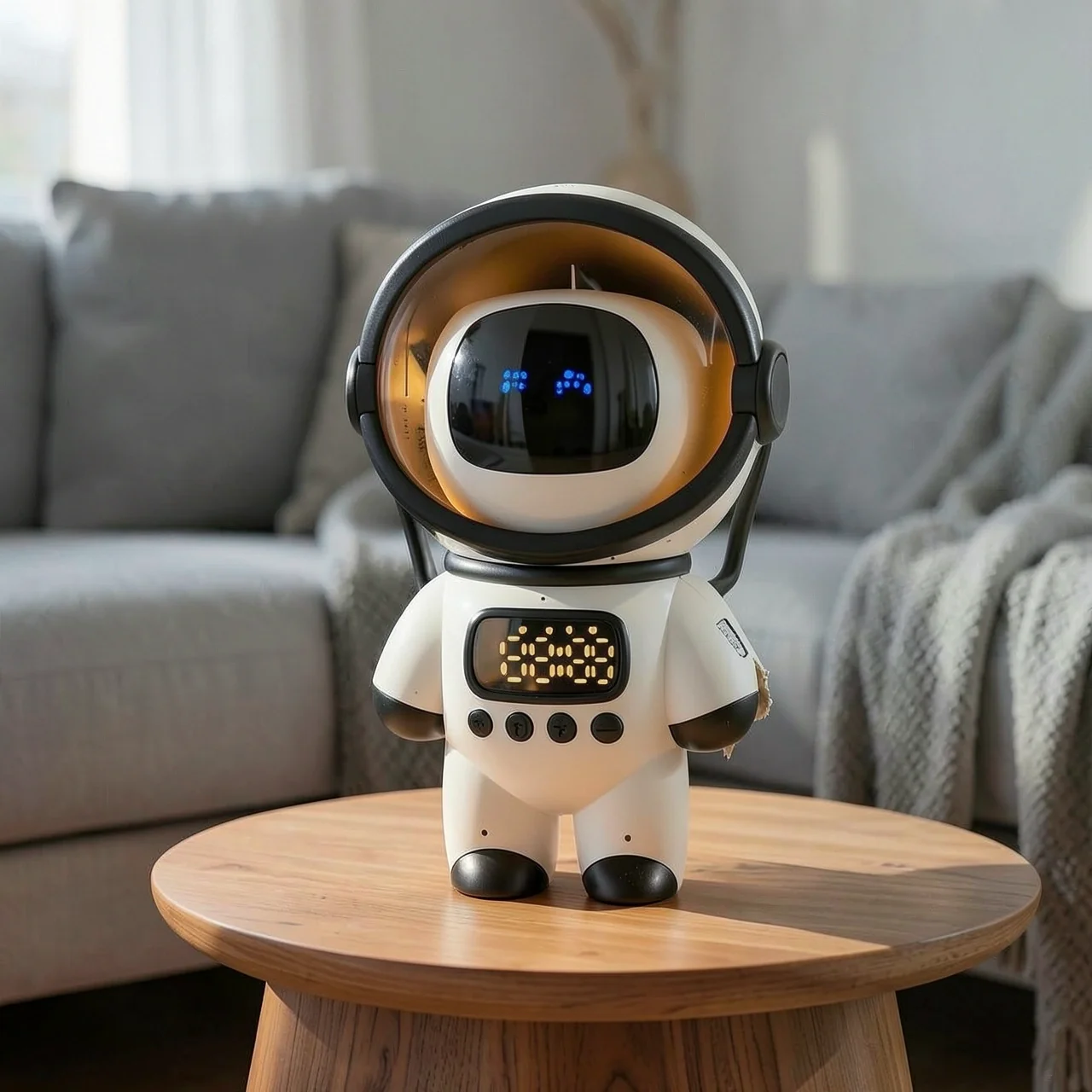 Умная AI-колонка Робот-астронавт розовый