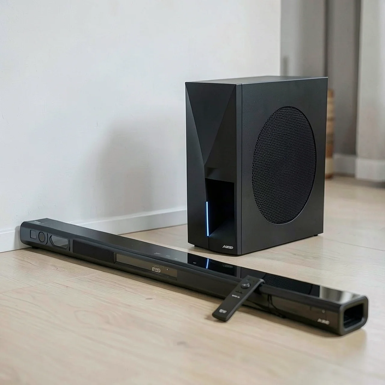 Акустическая система F&D HT-388D черная с 8-дюймовым сабвуфером