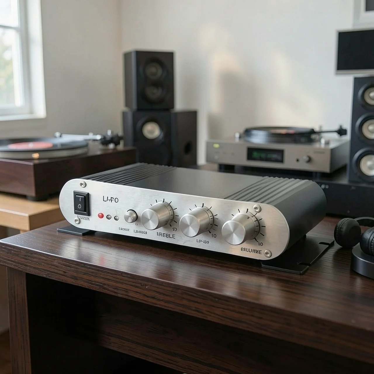 Усилитель Lepy LP-808 серебристый