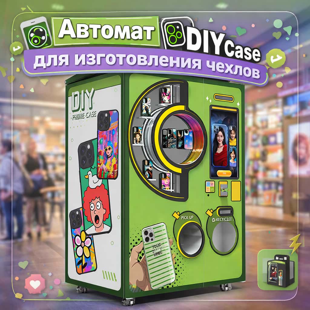 Автомат для изготовления чехлов для мобильных телефонов
