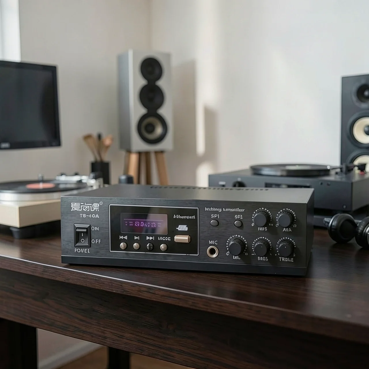 Усилитель-мегафон Aoshang TB-60A черный с Bluetooth