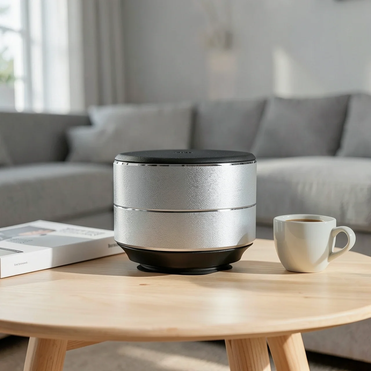 Портативная Bluetooth-колонка ZHUODA ES2401 серебристая