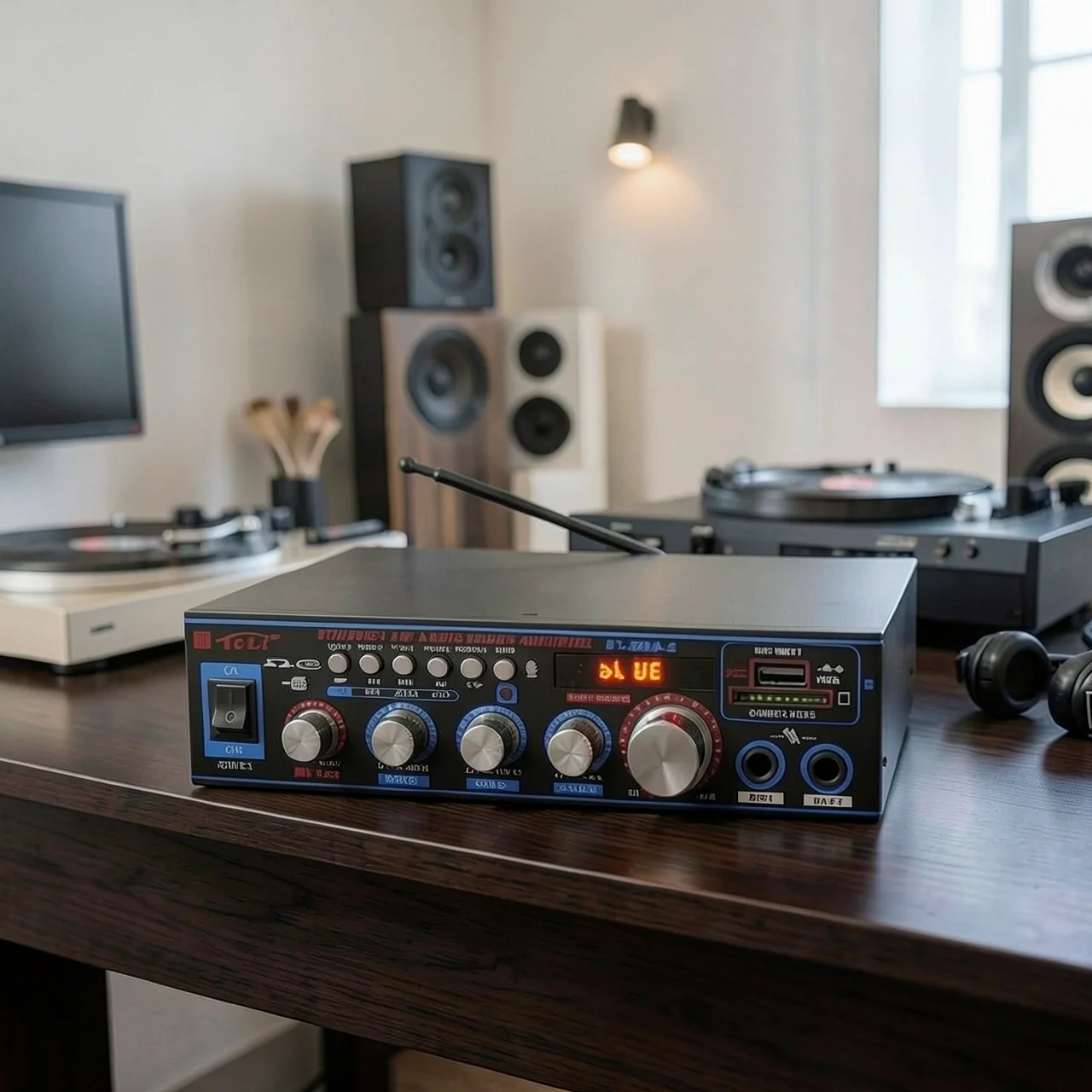 Усилитель HiFi черный EU 220V