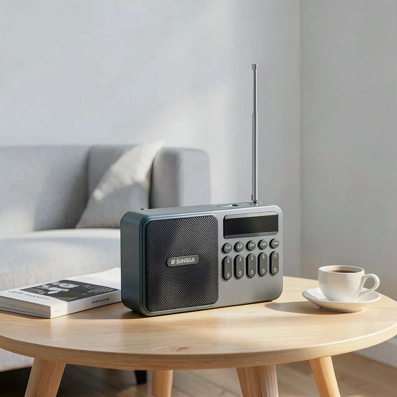 Радиоприемник Sansui F65 серый