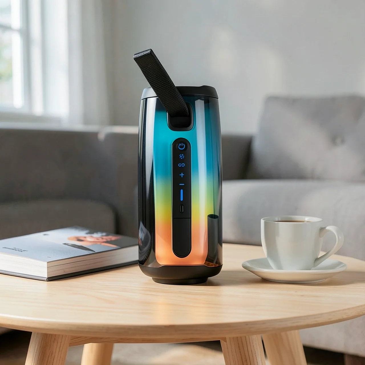 Колонка Pulse 5 с двумя микрофонами черная