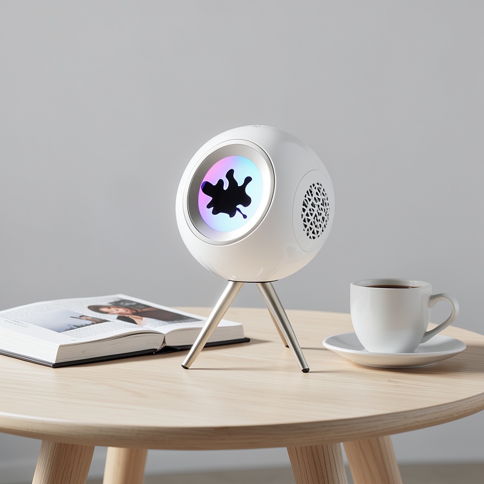 Bluetooth-колонка Venom Magnetic Fluid с феррожидкостью и LED-подсветкой