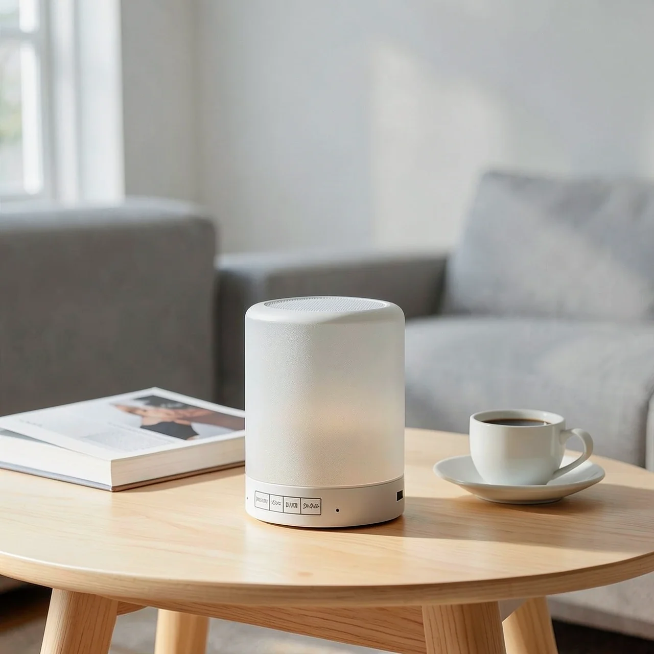 Колонка Bluetooth LY белая