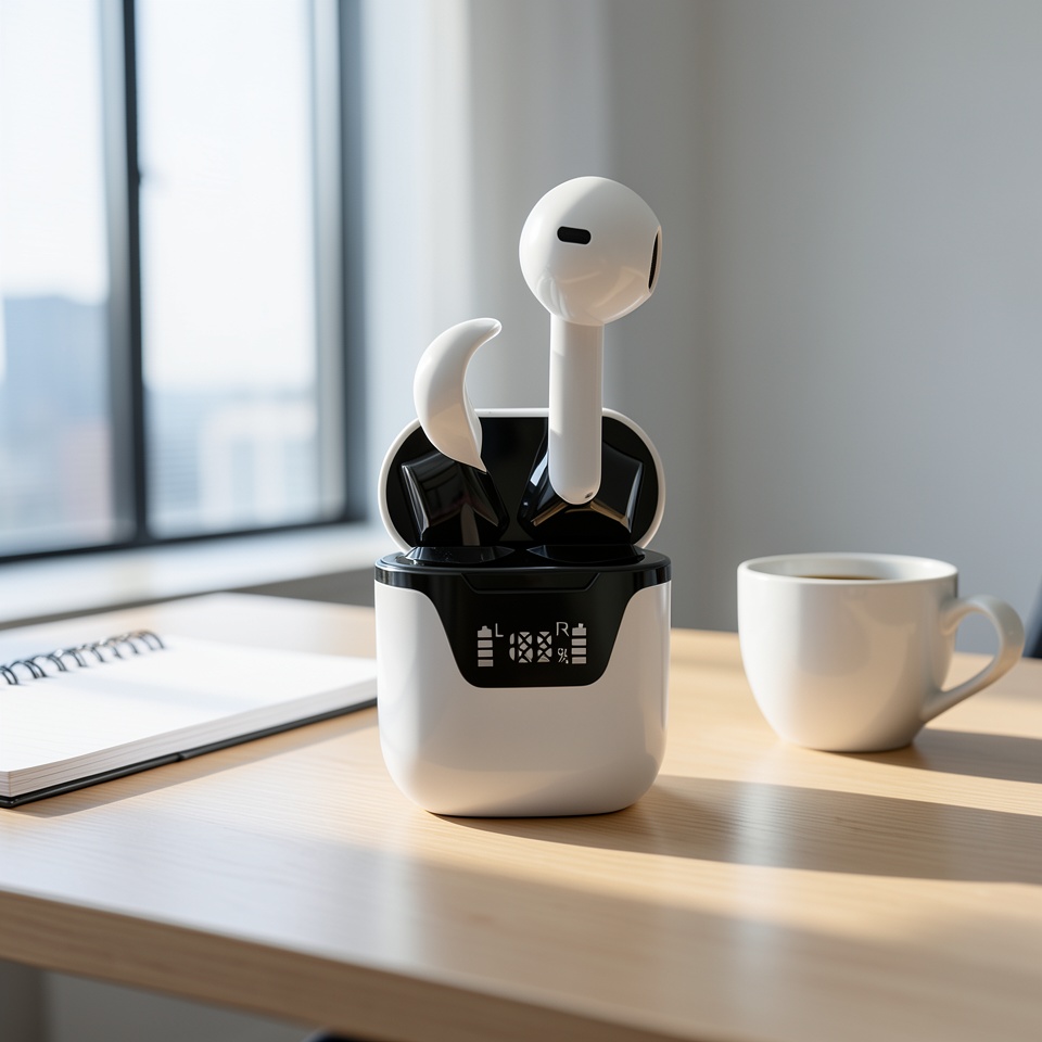 Новый беспроводной перевод Bluetooth Hearset High -Definition Call Business English Real -время интерпретация оффлайн -интерпретация конференция конференция