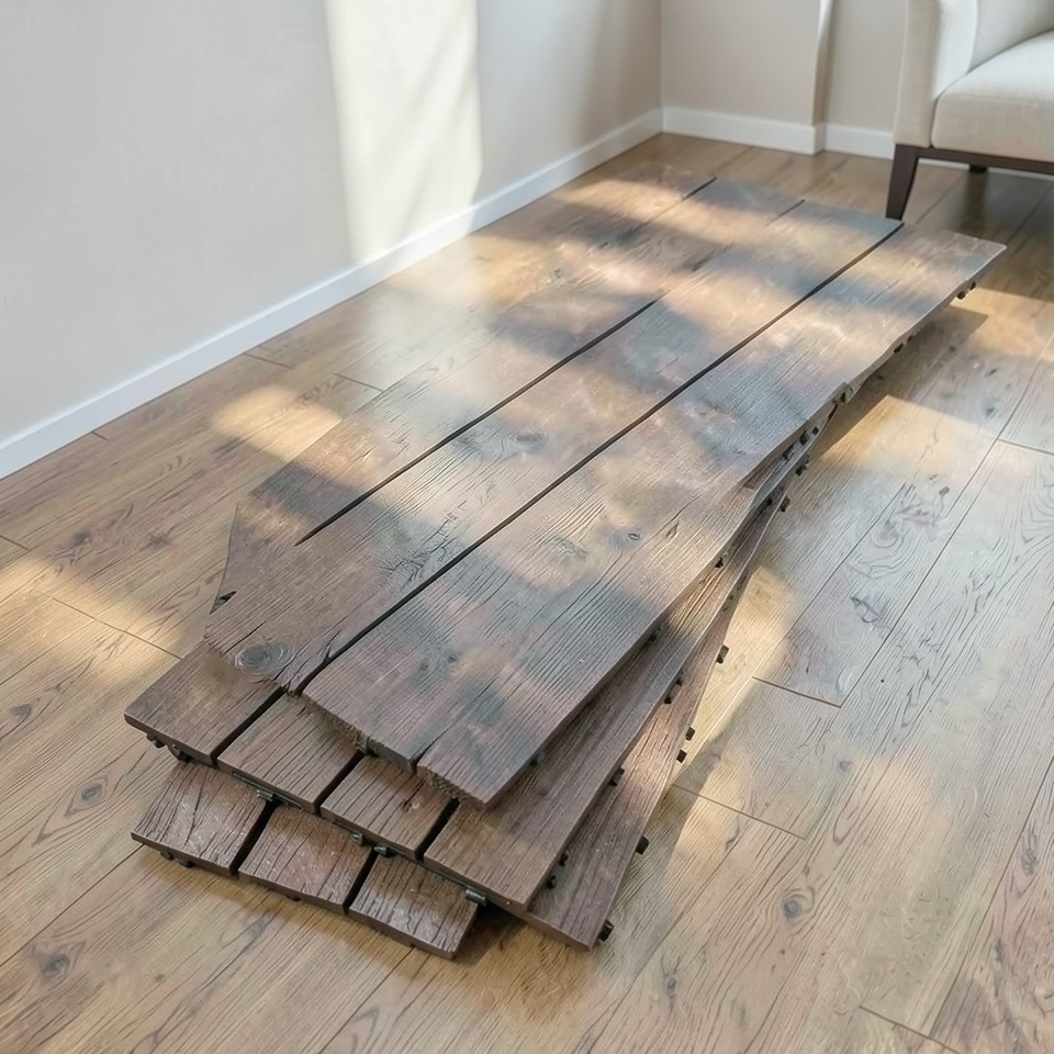 Плитка ДПК коэкструзия тик 30x30