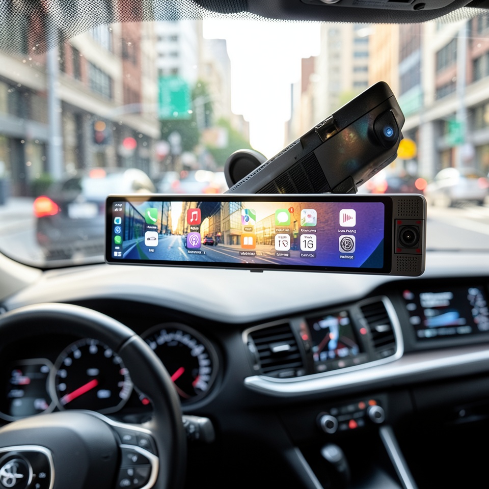 Интеллектуальное зеркало-регистратор Magellan Dragon V8 с CarPlay и 4G