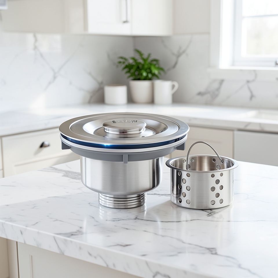 Lianlang Kitchen Psower Basin из нержавеющей стали, сталь, нижняя вода, раковина, раковина раковина, набор дренаж, набор лаурет, набор нижнего водного пути