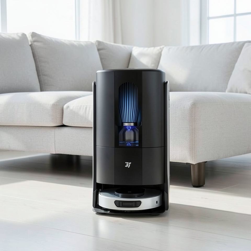 Робот-пылесос 3i HOME-H1 Pro+ с функцией автоматической очистки и ирригации