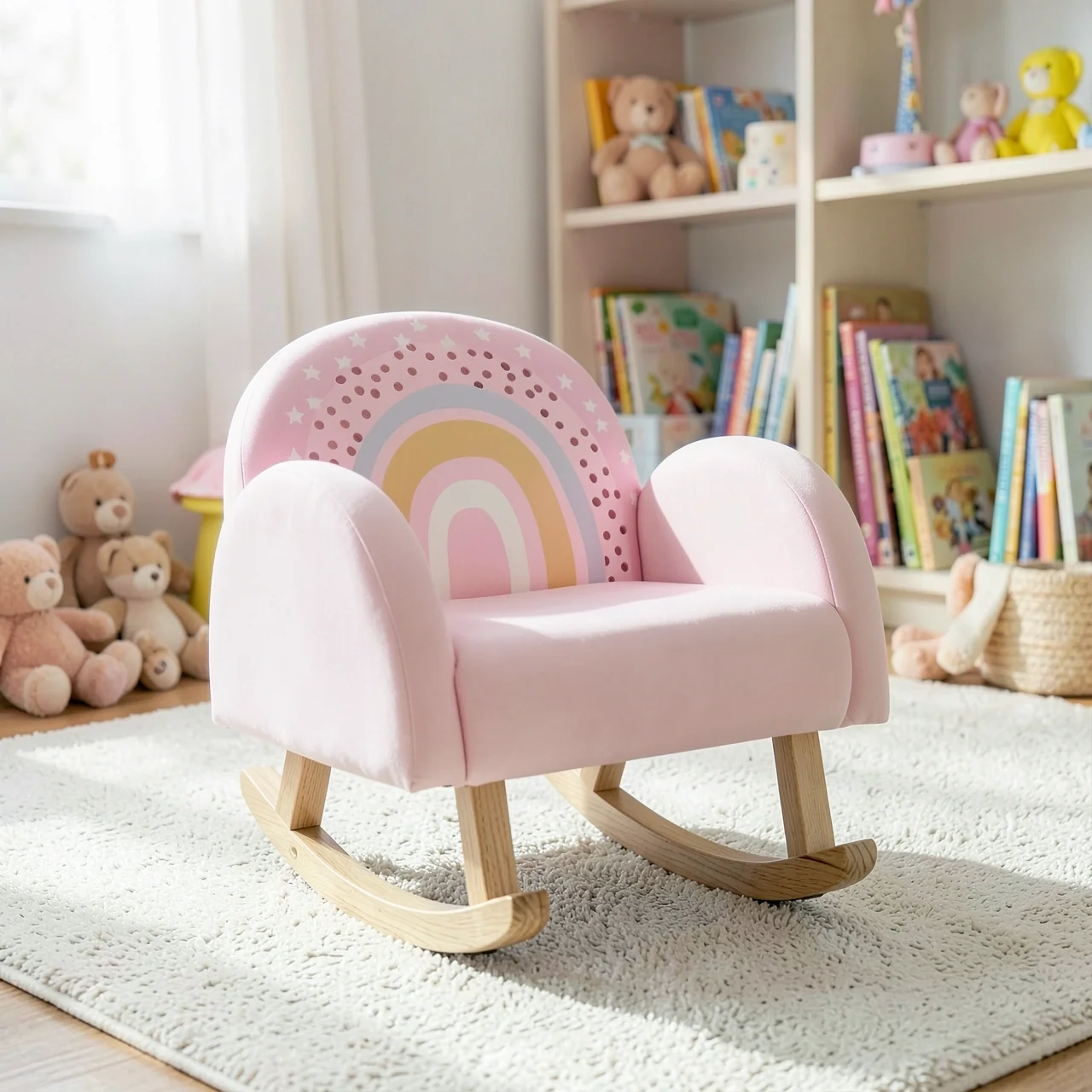 Детское кресло стандарт розовое (3-6 лет)