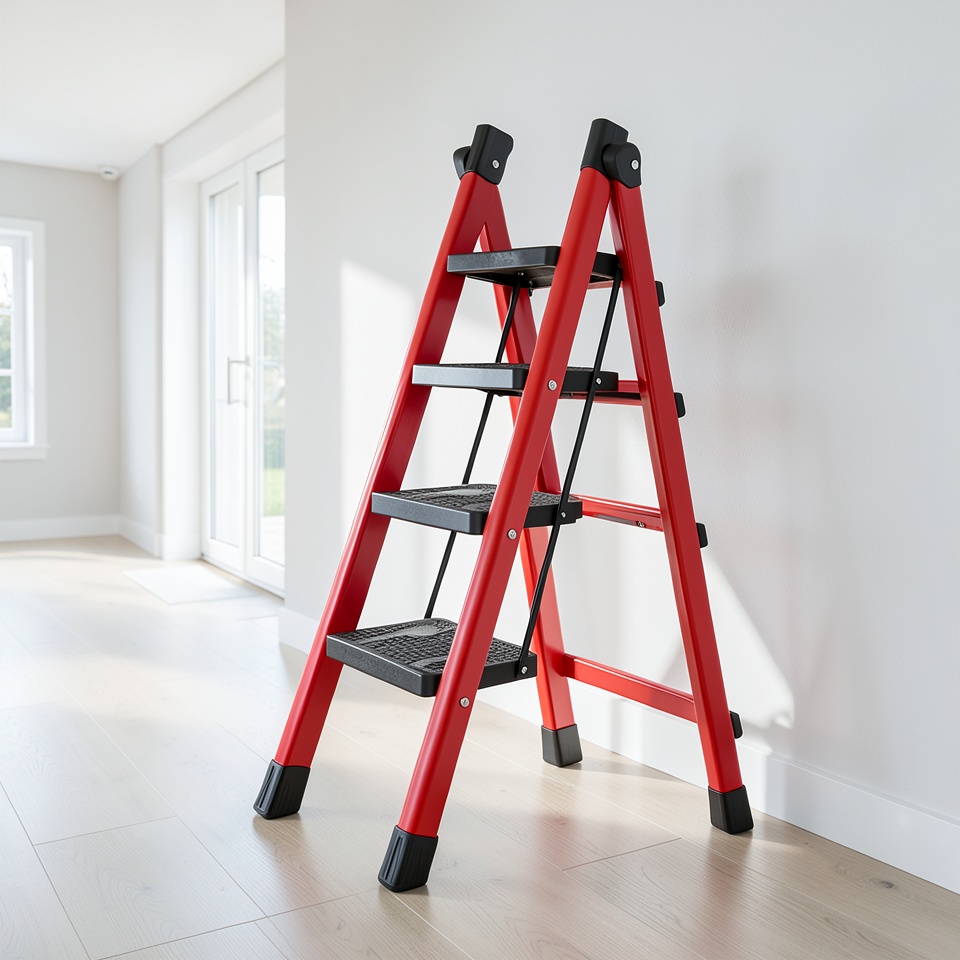 Складная лестница бытовая Stagar Step Steel Dual (6 ступеней)