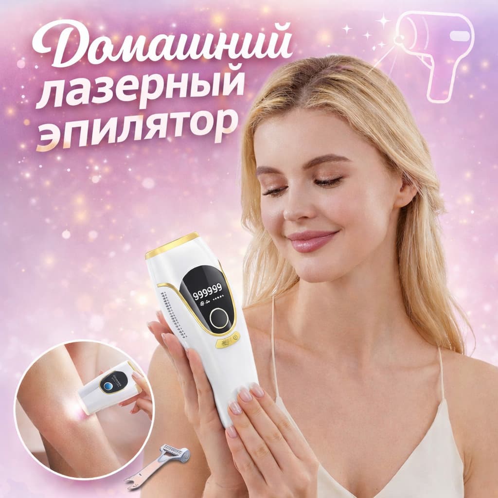 Портативный электрический IPL-эпилятор BR225