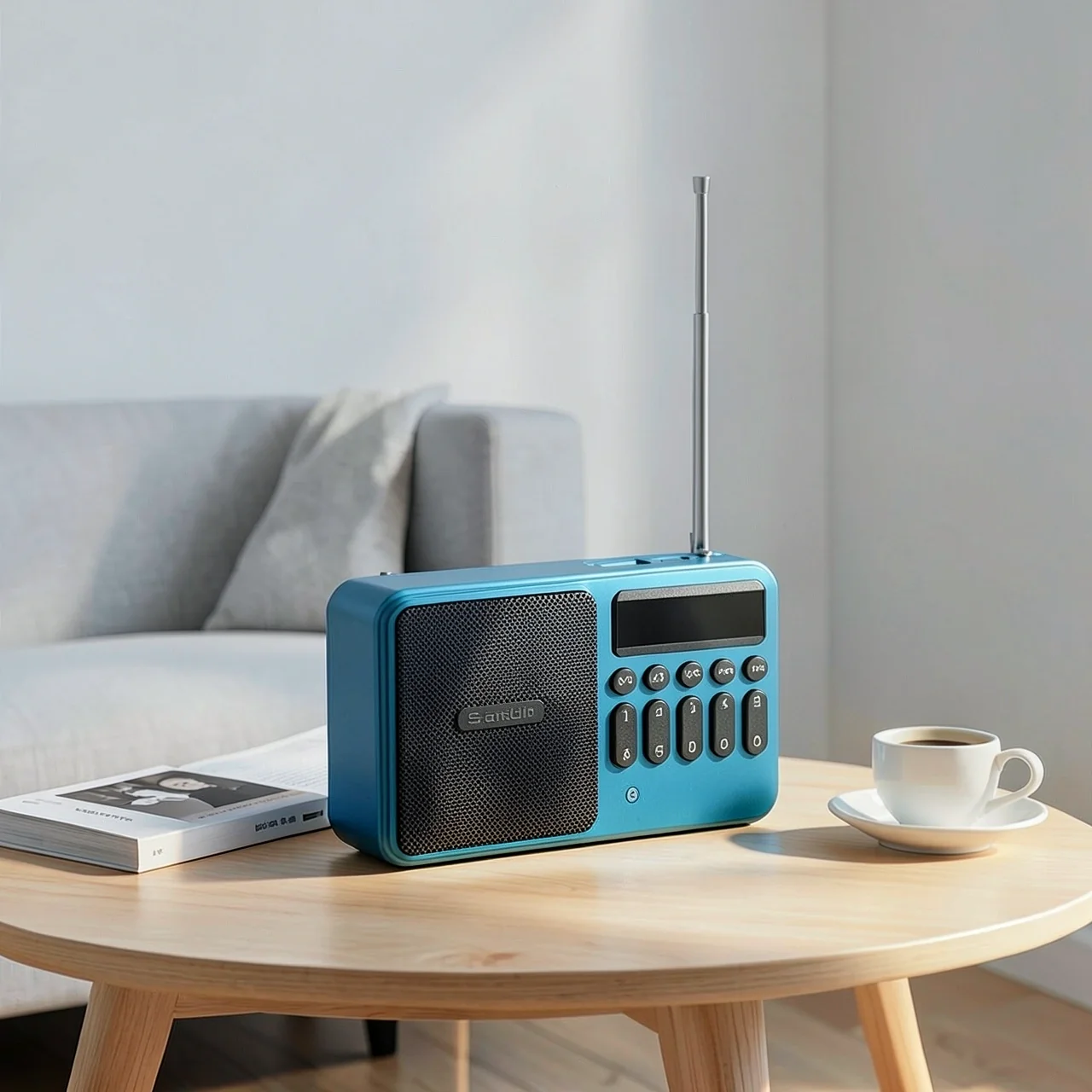 Радиоприемник Sansui F65 синий