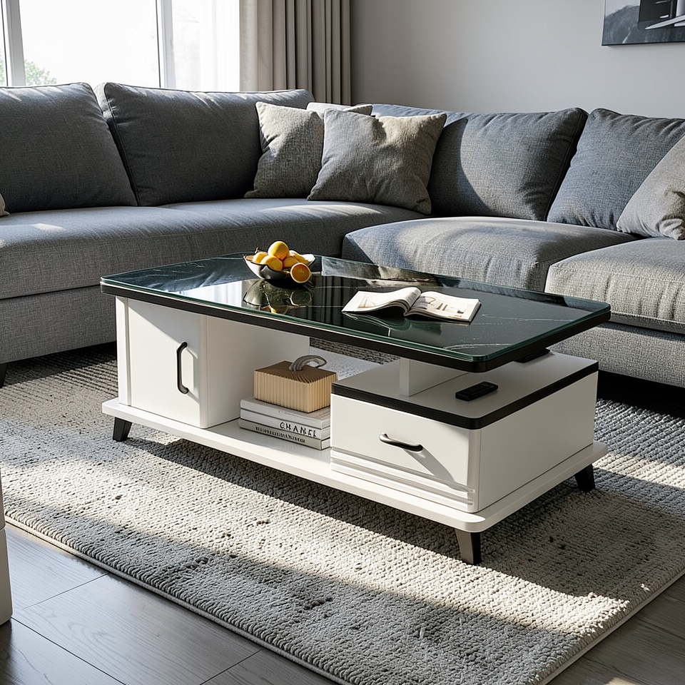 Журнальный стол Сишан H320-171118 в стиле Light Luxury