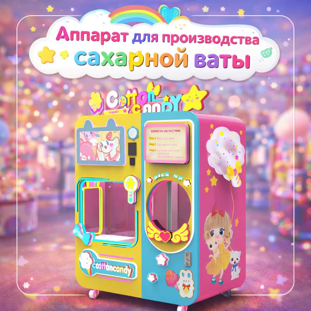 Автомат для приготовления сахарной ваты и конфет