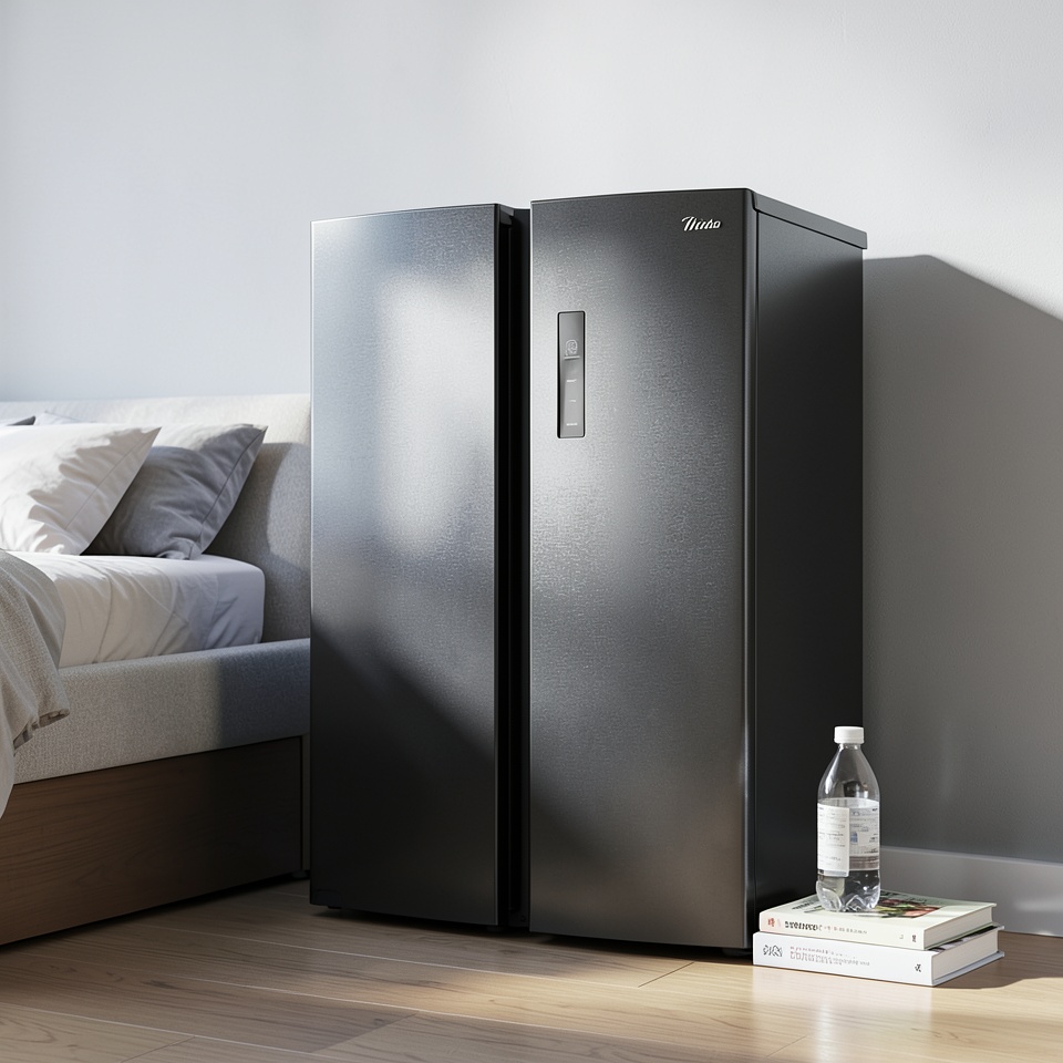 Холодильник Midea BCD-532WKPM (ZG) двухкамерный No Frost темно-серый
