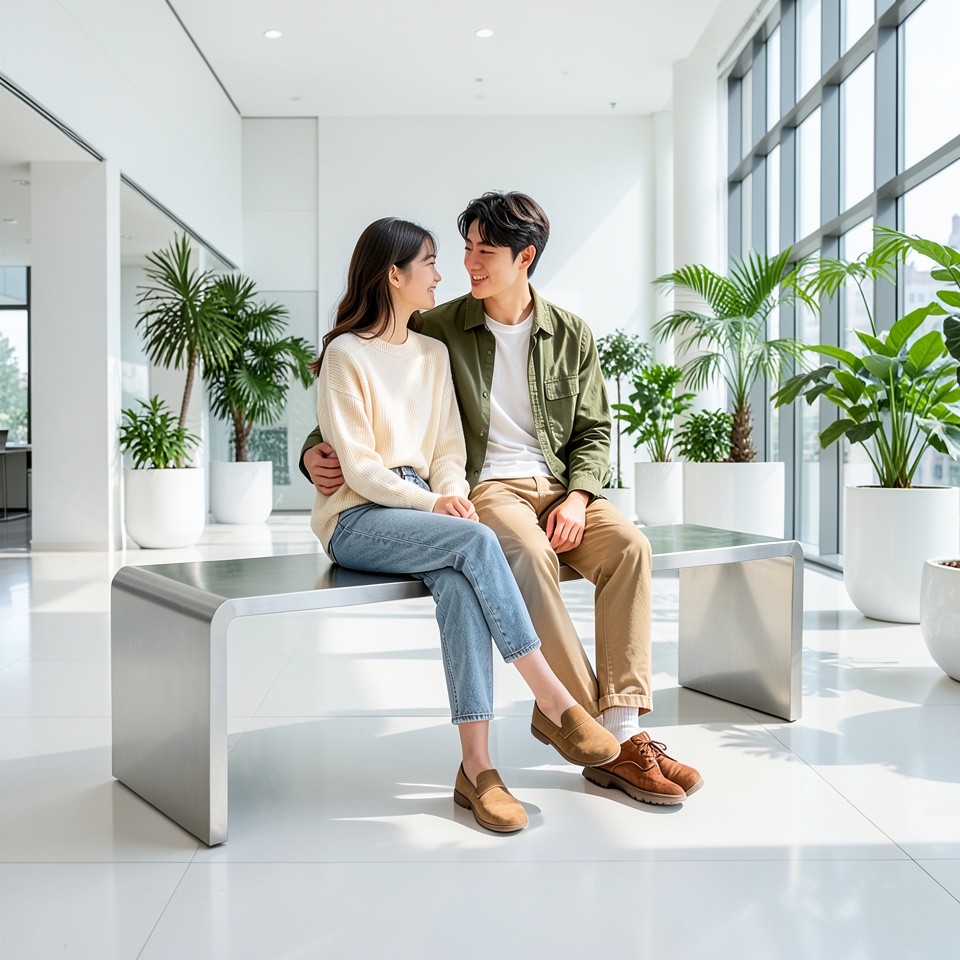 Скамья Xinde Furniture CY003 из нержавеющей стали