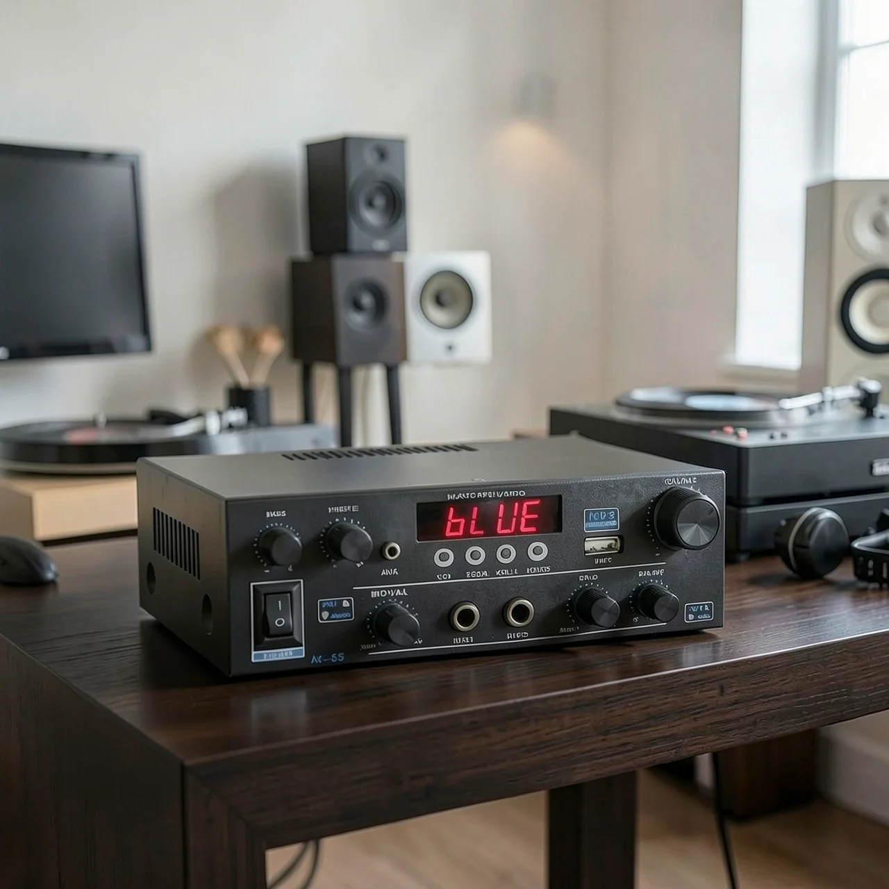 Цифровой HiFi усилитель AK-55 с австралийской вилкой