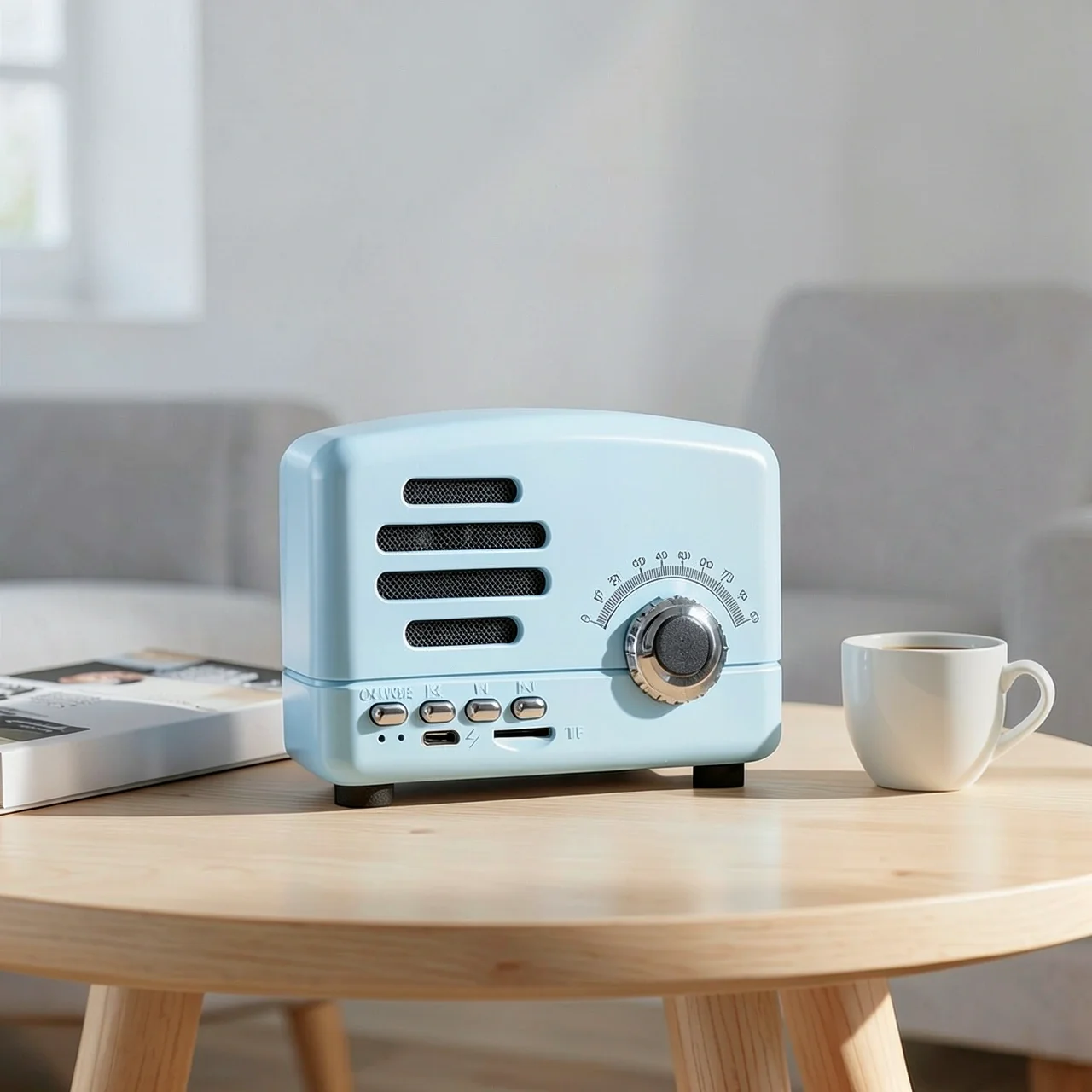 Портативная Bluetooth колонка Creative Mini голубая