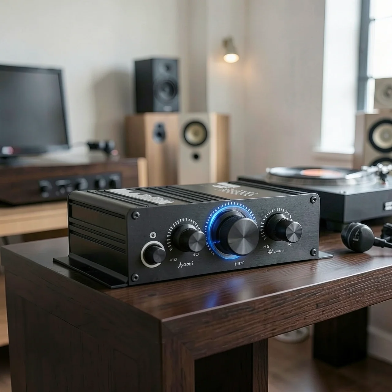 Мини-усилитель HiFi AK170 черный без Bluetooth