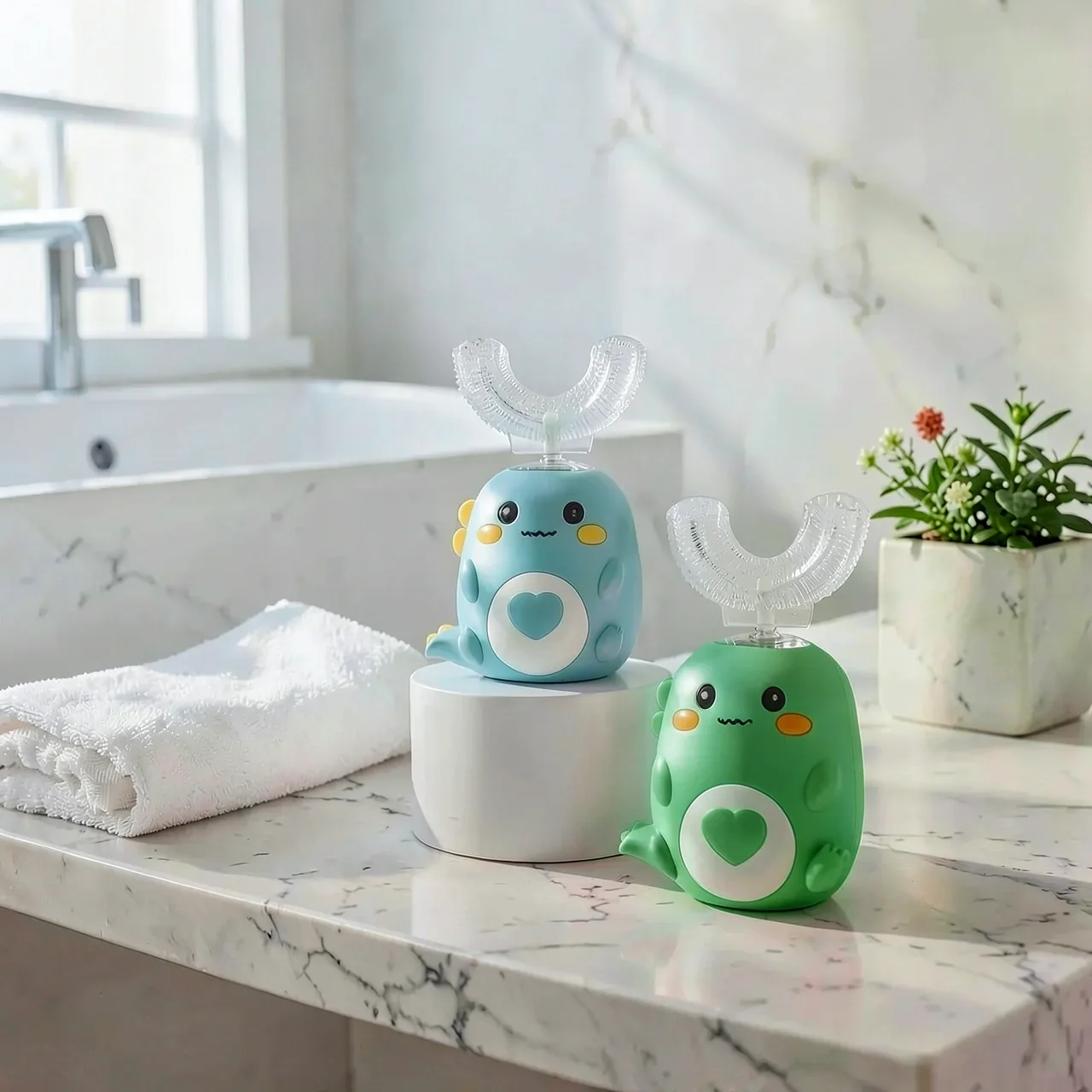 Щетка зубная детская зеленая 2-6 лет