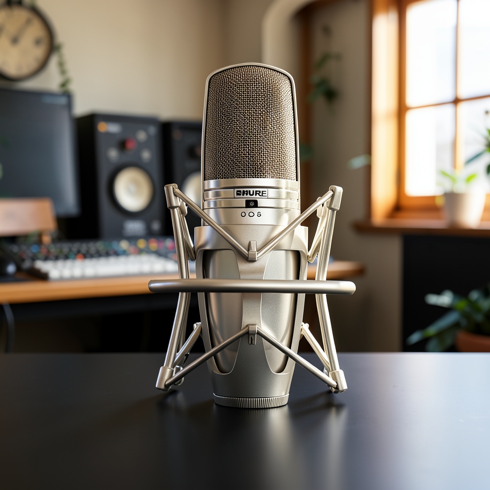 Студийный конденсаторный микрофон Shure KSM44A с большой диафрагмой