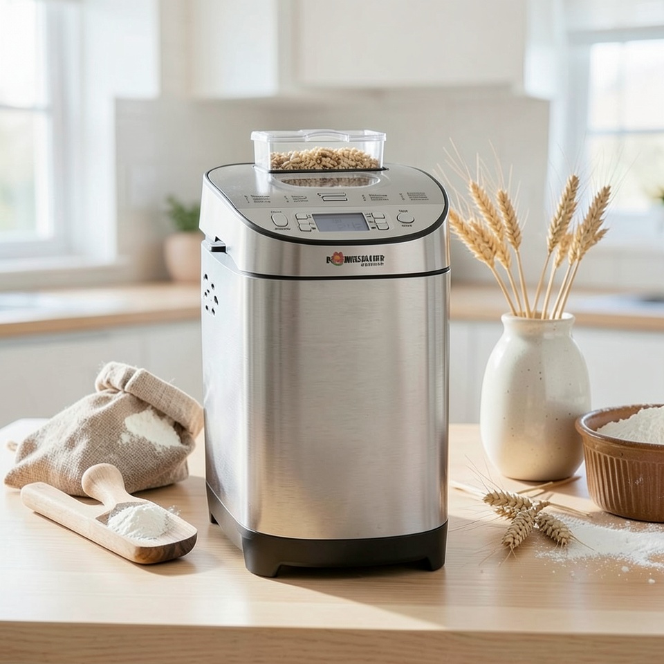 Мультифункциональная хлебопечка Rommelsbacher BA 550 из нержавеющей стали