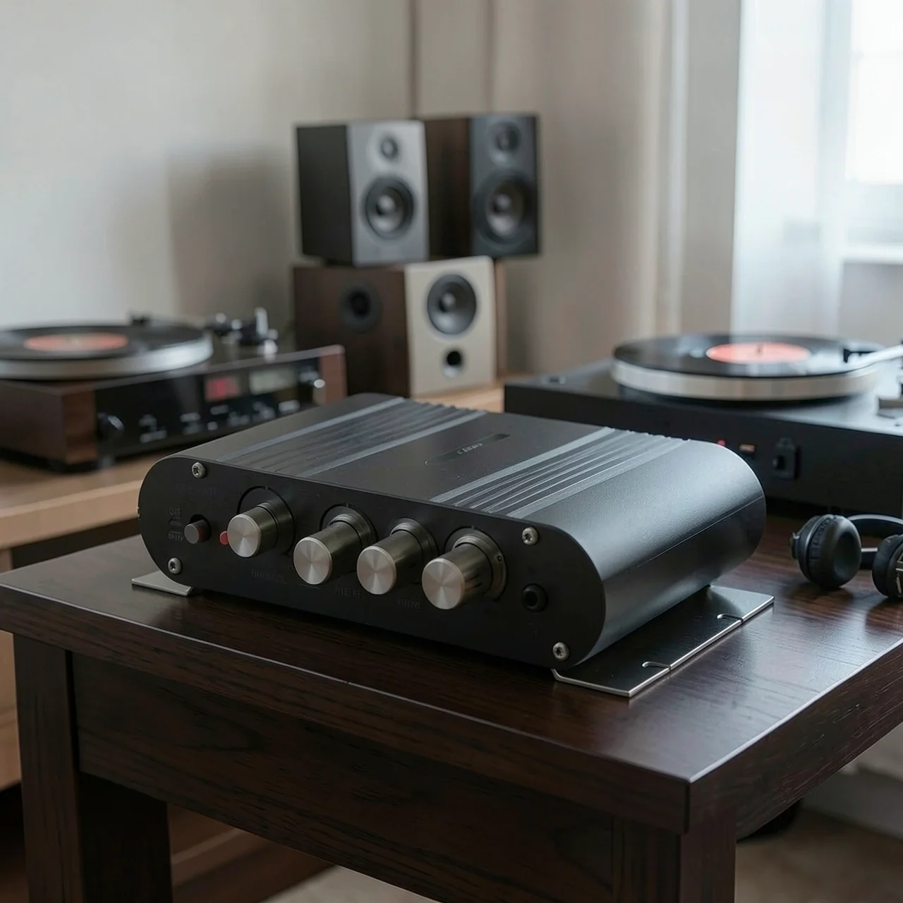 Усилитель HiFi черный