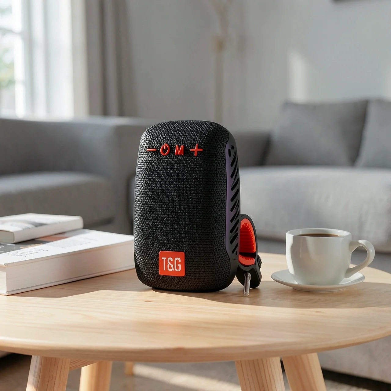 Портативная Bluetooth колонка T&G TG392 темно-фиолетовая