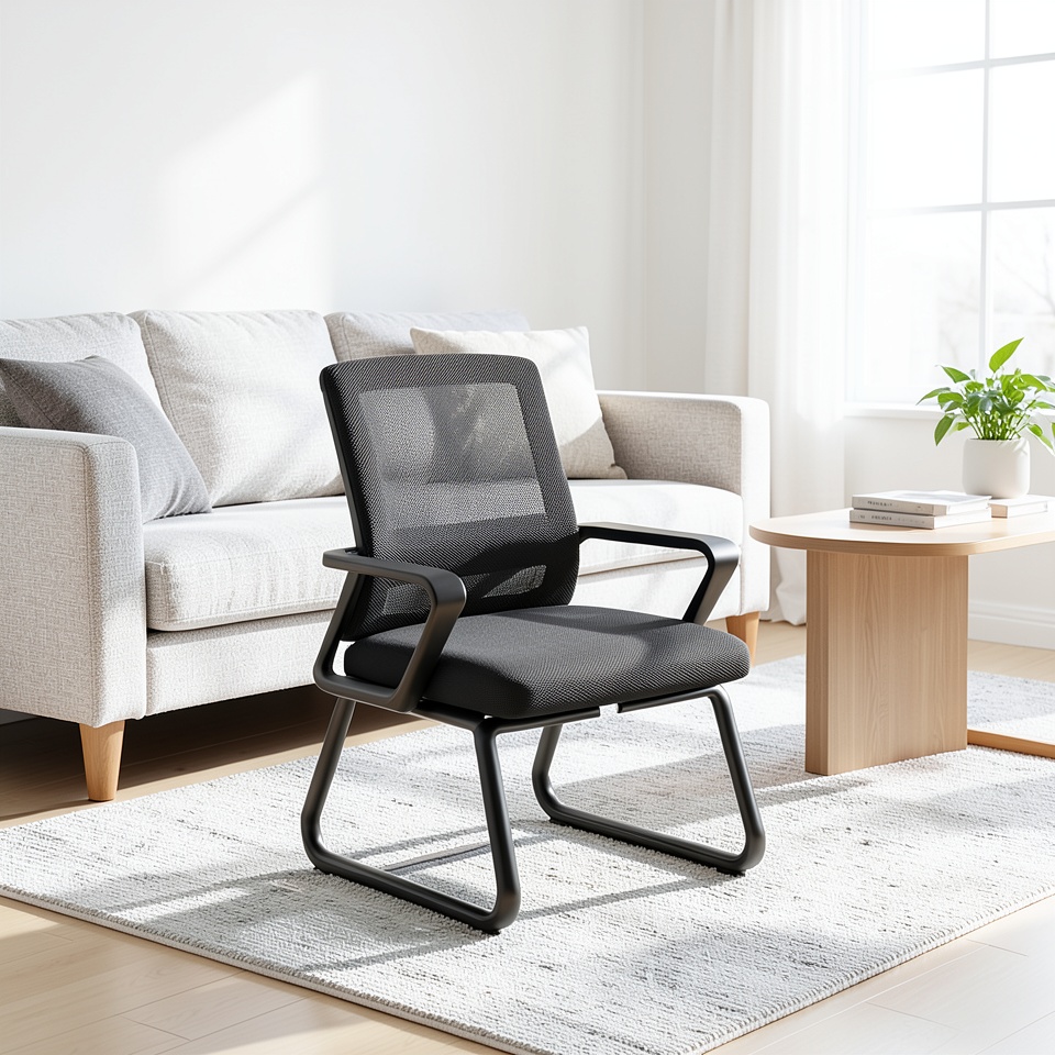 Computer chair, comfortable sedentary office chair, college dormitory chair, home bedroom desk backrest, conference chair