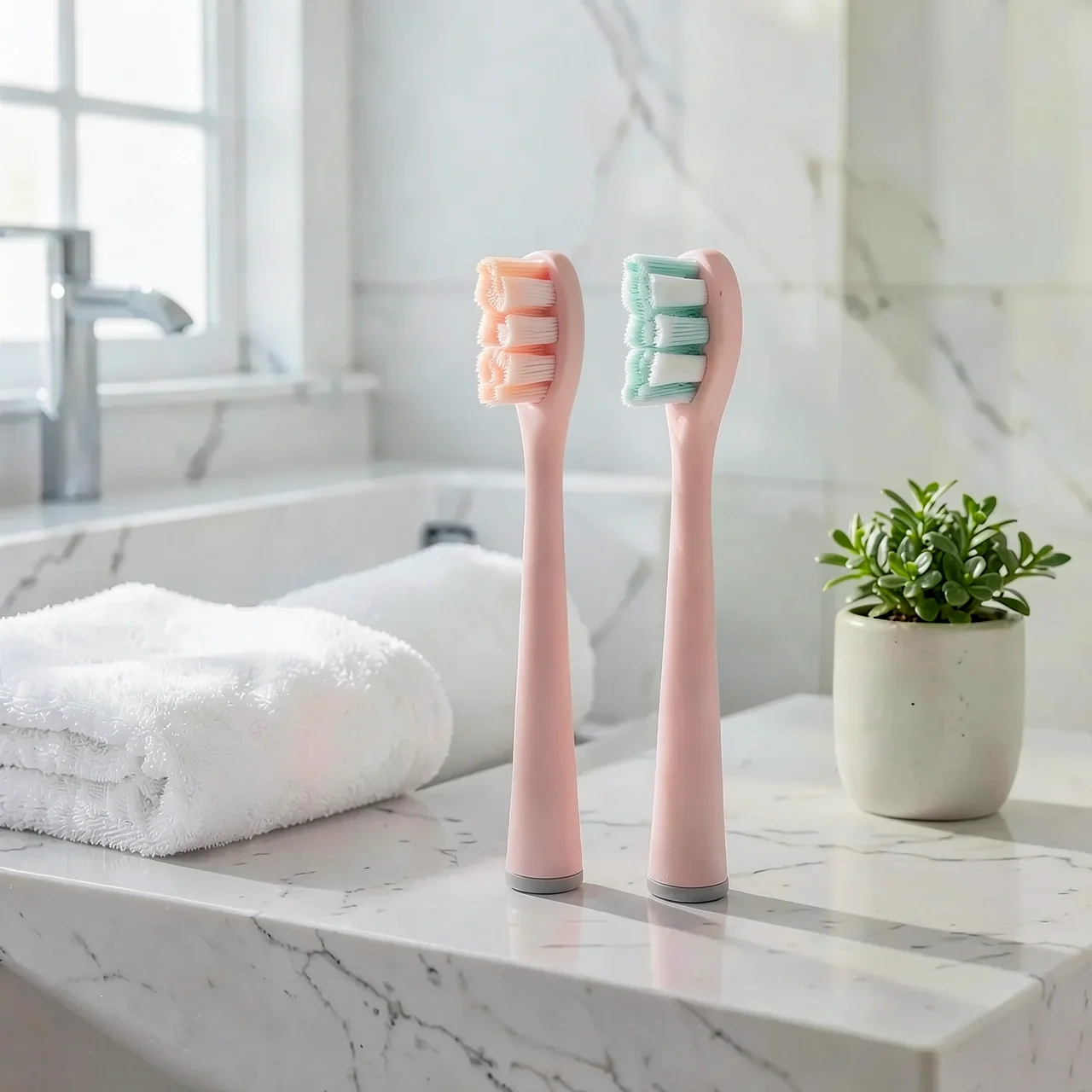 Насадки Usmile Smile Plus белые бережные