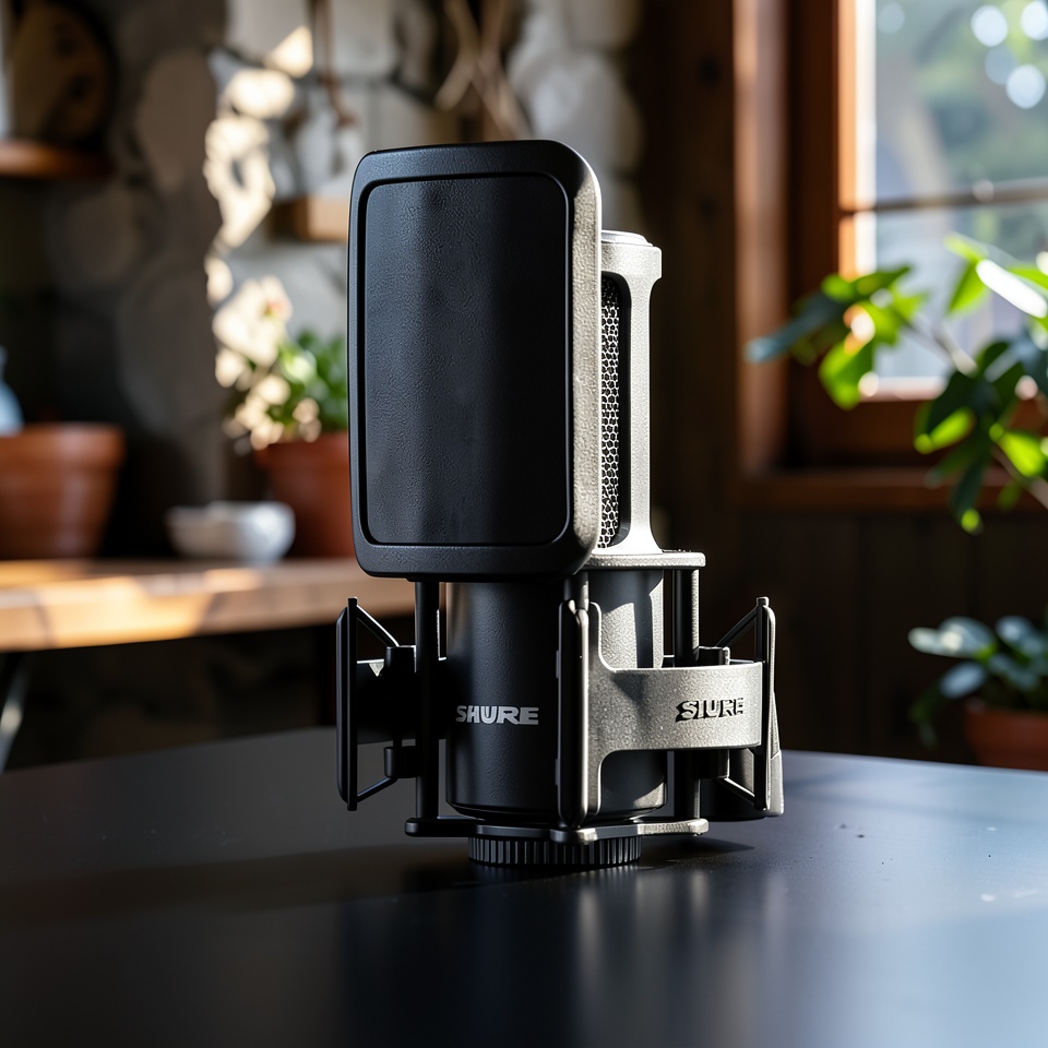 Конденсаторный студийный микрофон Shure SM4 с большой диафрагмой