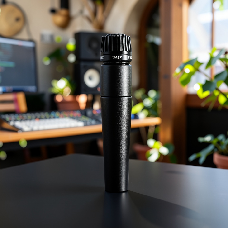 Комплект профессионального динамического микрофона Shure SM57 и аудиоинтерфейса Yamaha UR22C