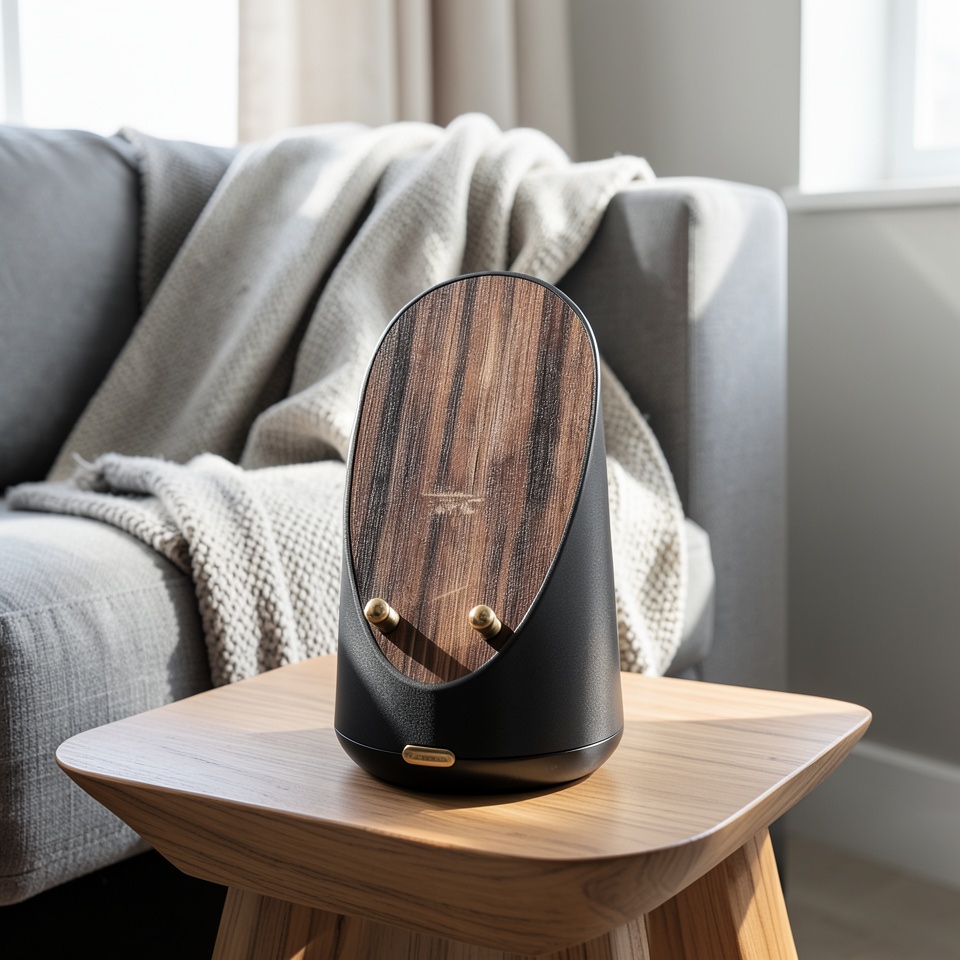 Беспроводная Bluetooth-колонка с индукционной зарядкой J600 дерево
