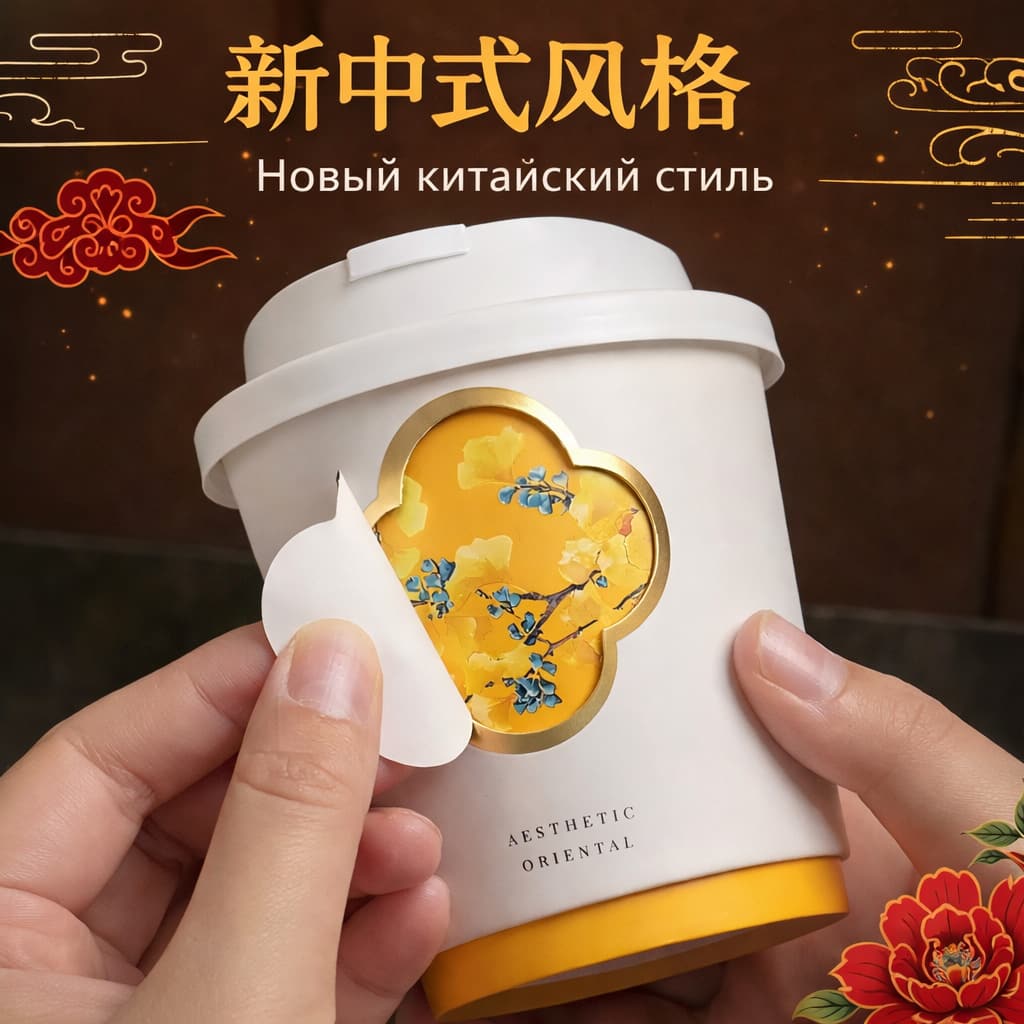 Бумажный стакан для горячих напитков YINWANG