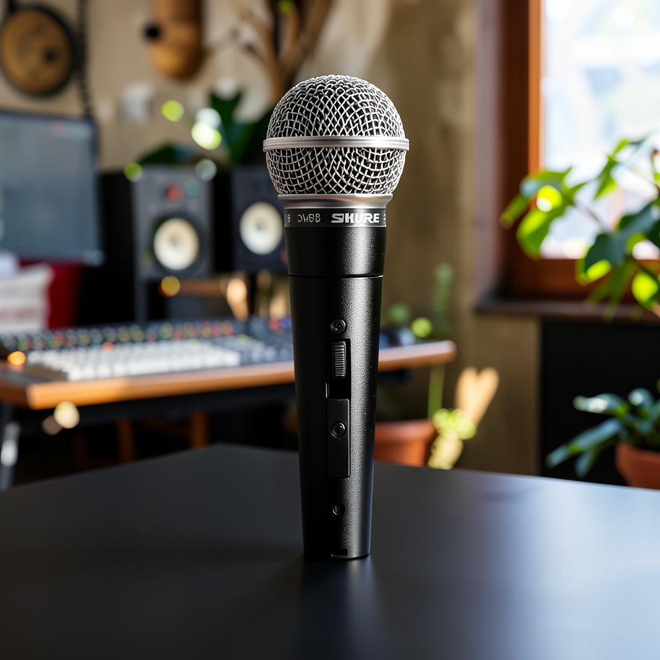 Проводной динамический микрофон Shure SM58S с переключателем