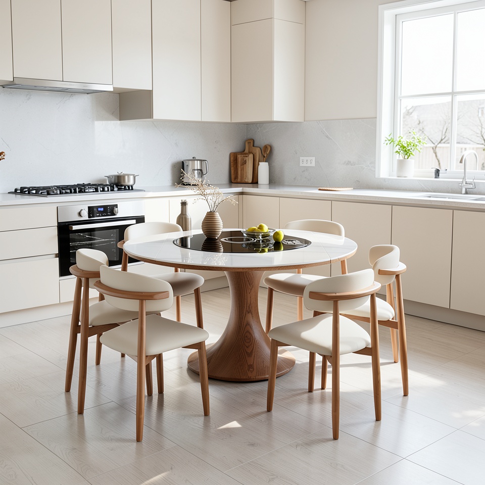 Обеденный стол Chiya Furniture 1.5 м с 8 стульями
