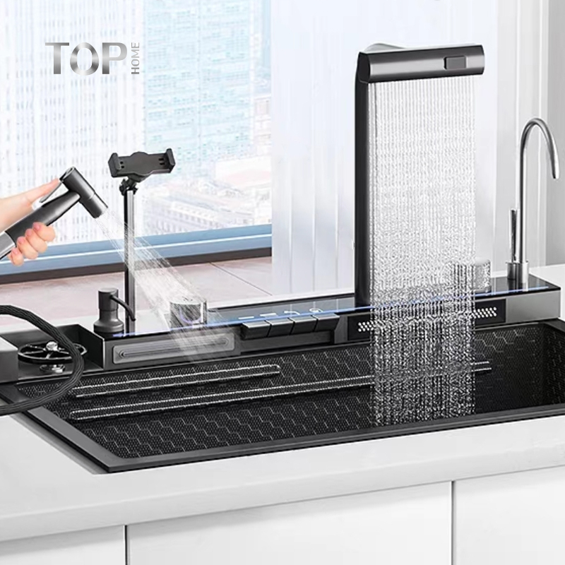 Сенсорный кухонный смеситель TOPHOME T7546W