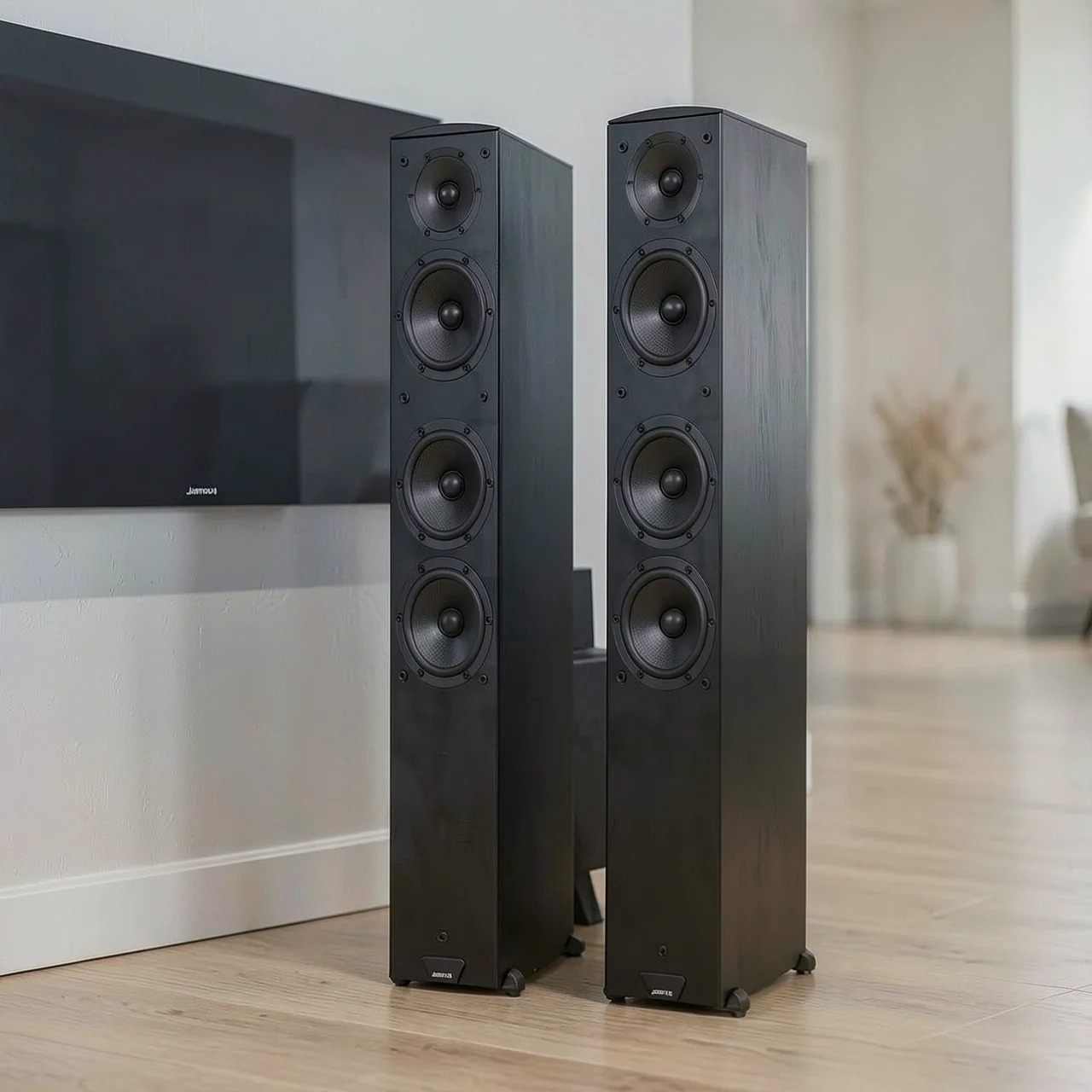 Напольные колонки Jamo C607 MK II черное дерево