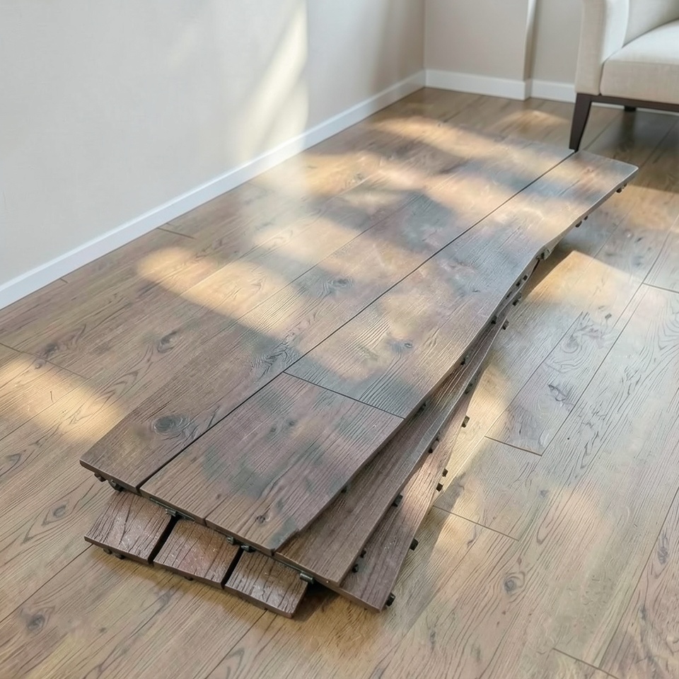 Плитка ДПК коэкструзия натуральная 30x30