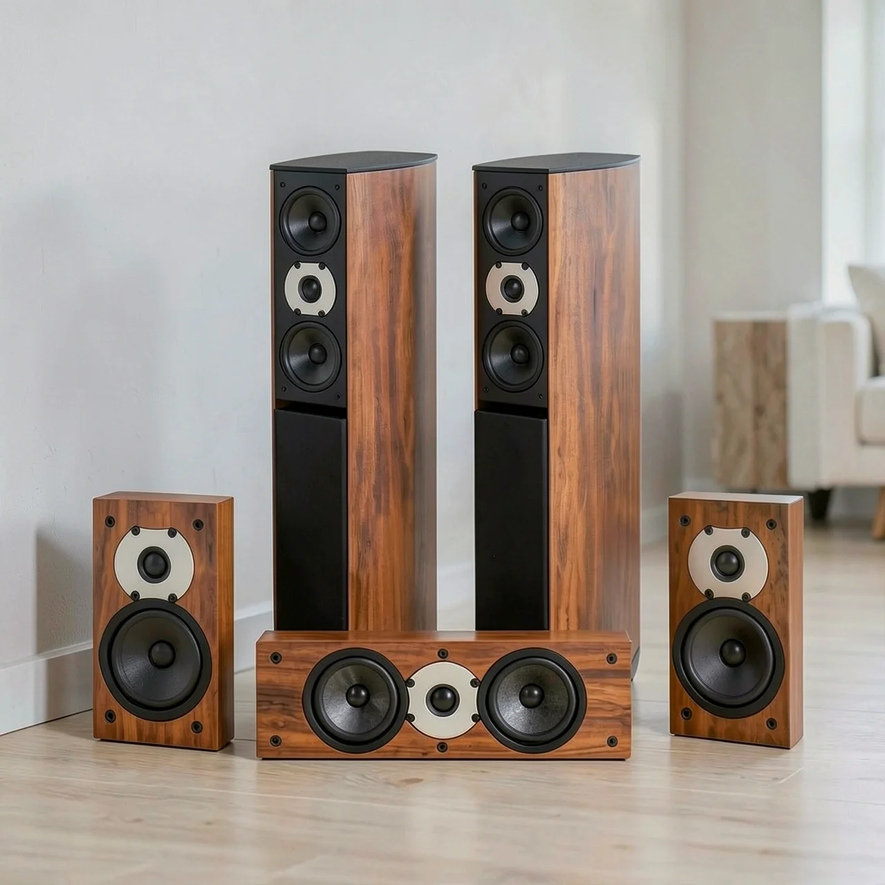 Напольная акустика Jamo D590 вишня