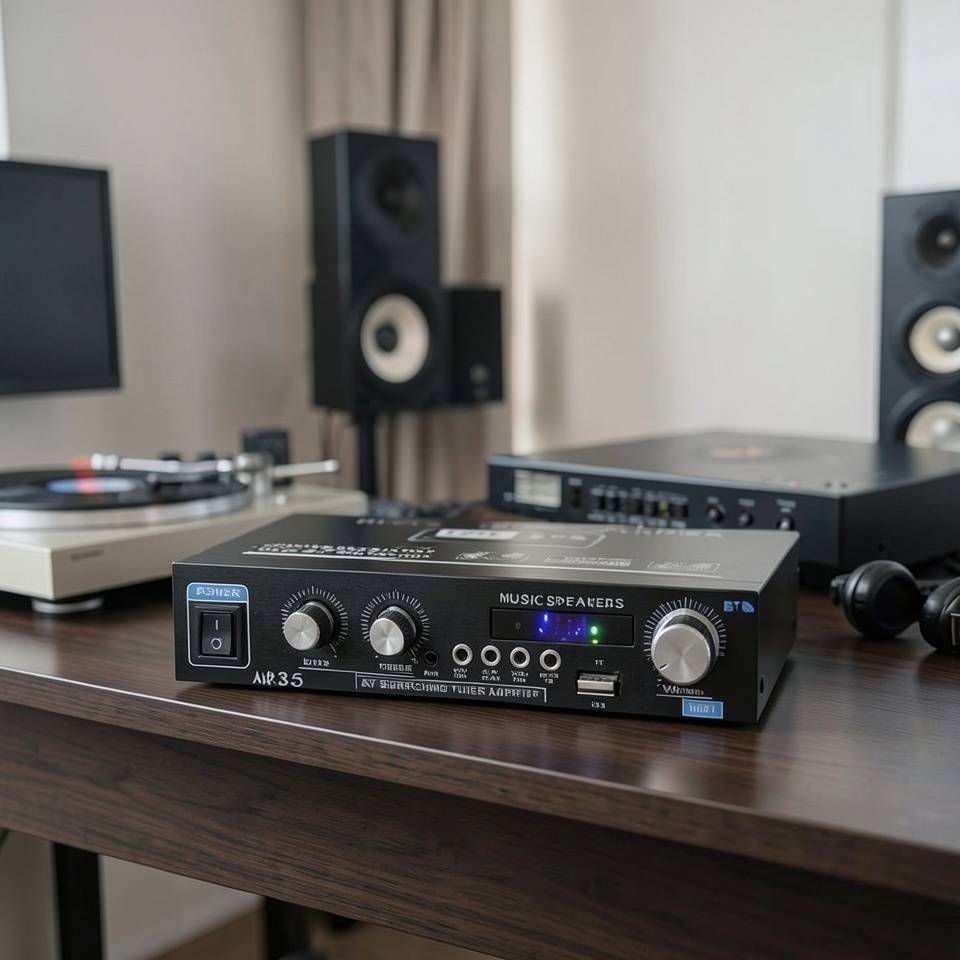 Усилитель HiFi стерео AK-35 с Bluetooth и USB