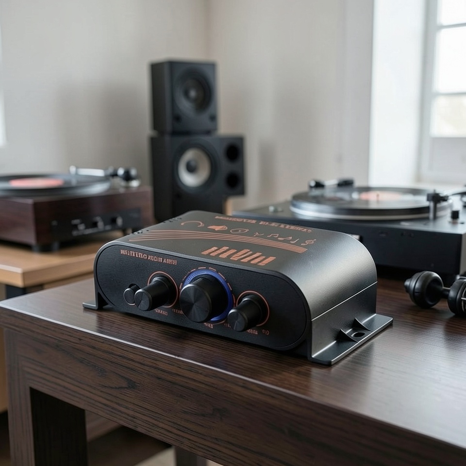 Автомобильный двухканальный усилитель HiFi Bluetooth AK170 Sienwiny