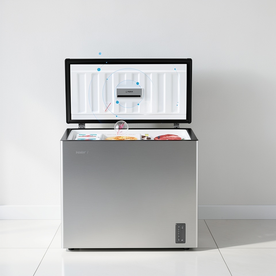 Морозильный ларь Haier BC/BD-200WGHESM с электронным контролем температуры