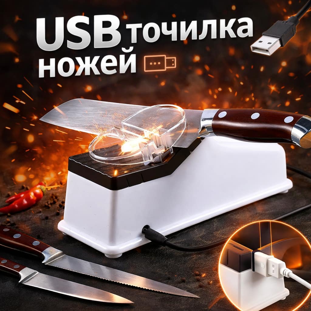 Электрическая точилка для ножей Automatic Sharpener
