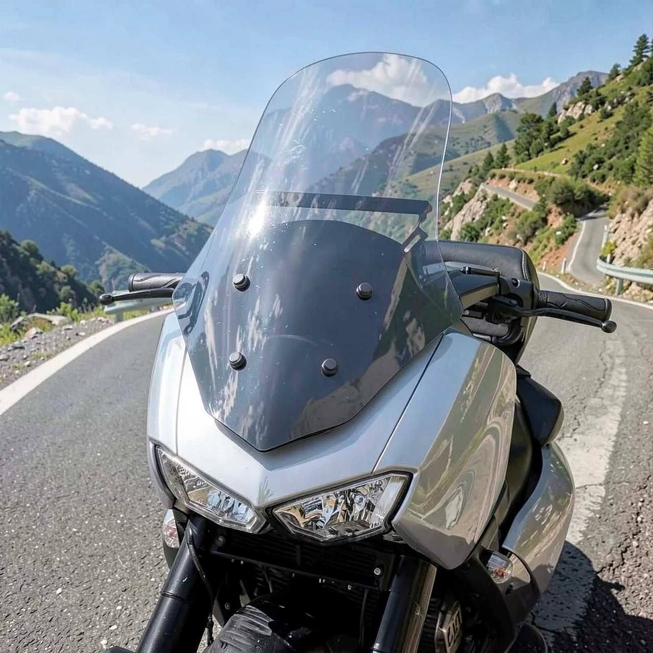 Ветровое стекло Yamaha NMAX 155 прозрачное 60 см